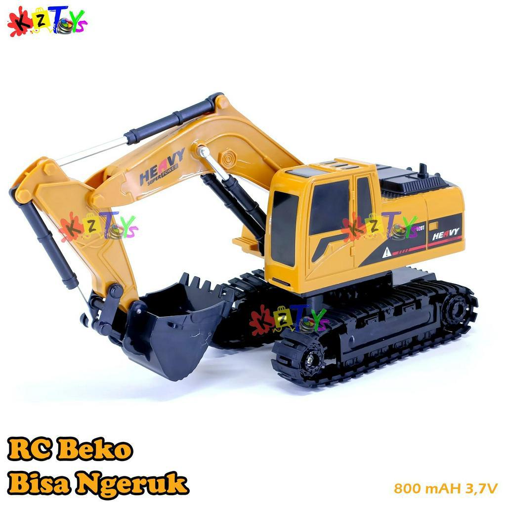 RC TRUCK BEKO MODEL EXCAVATOR 2.4 Ghz +  EXCAVATOR CRANE MOBIL BEKO REMOTE CONTROL RADAR