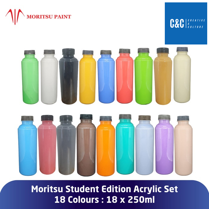 

Cat Akrilik Set Moritsu Acrylic Paint Student Edition 250ml