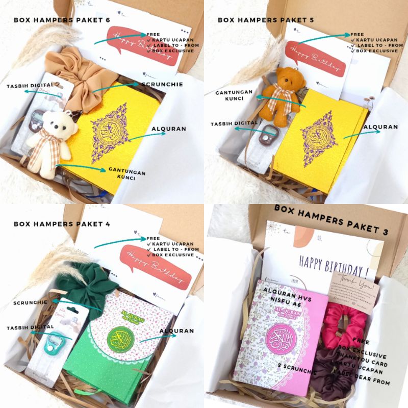 

GIFT BOXS ALQURAN , BOX HAMPERS ALQURAN /KADO ULANGTAHUN/ KADO / KADO SEMPRO , HAMPERS LEBARAN, KADO LEBARAN