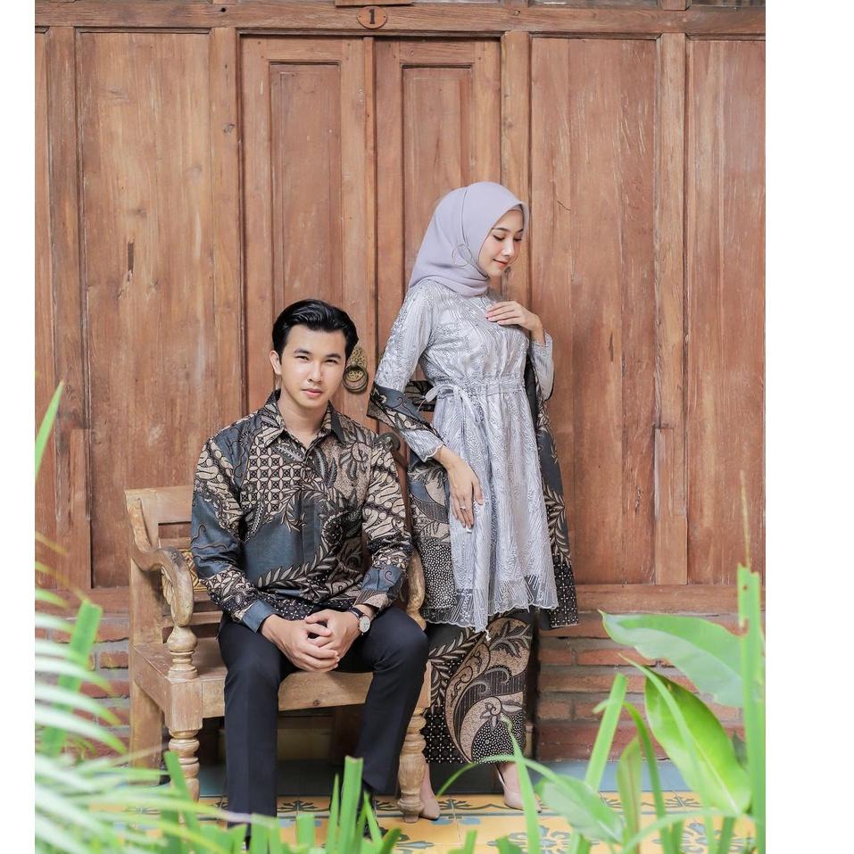 Terbaru.. Batik Couple Kebaya Modern  Kebaya Tunik Kebaya Kondangan, Couple Kebaya, Kebaya Modern Hi