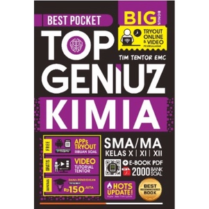 SMA The King Pocket Biologi Fisika Kimia Matematika Genius-TOP GENIUS  KIMIA