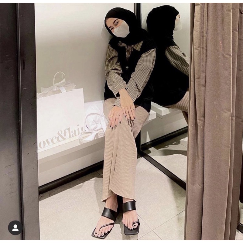 ROK SPAN RAJUT - KNIT MURAH POLOS WARNA HITAM BW PANJANG TEBAL ADEM MELAR GROSIR MAXI SKIRT ABG