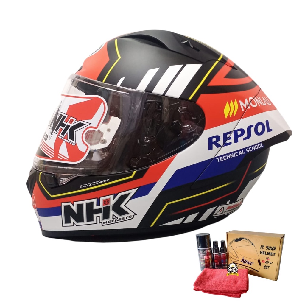 HELM NHK GP R TECH STREET MONLAU BLACK DOFF