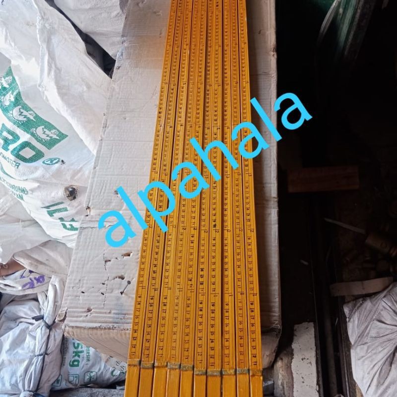 Meteran kayu/ meteran kain 1meter