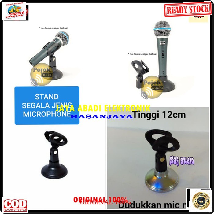 G149 STAND MIC MINI BESI KAKI BULAT PENDEK HOLDER MIKROPHONE MEJA TABLE PENYANGGA MIC UNIVRSAL BREKET MIKROPHONE TIANG PEGANGAN TRIPOD BISA SEGALA JENIS MIKROPHONE STAND MIK MEJA PODIOM KHUSUS MIC PEGANG