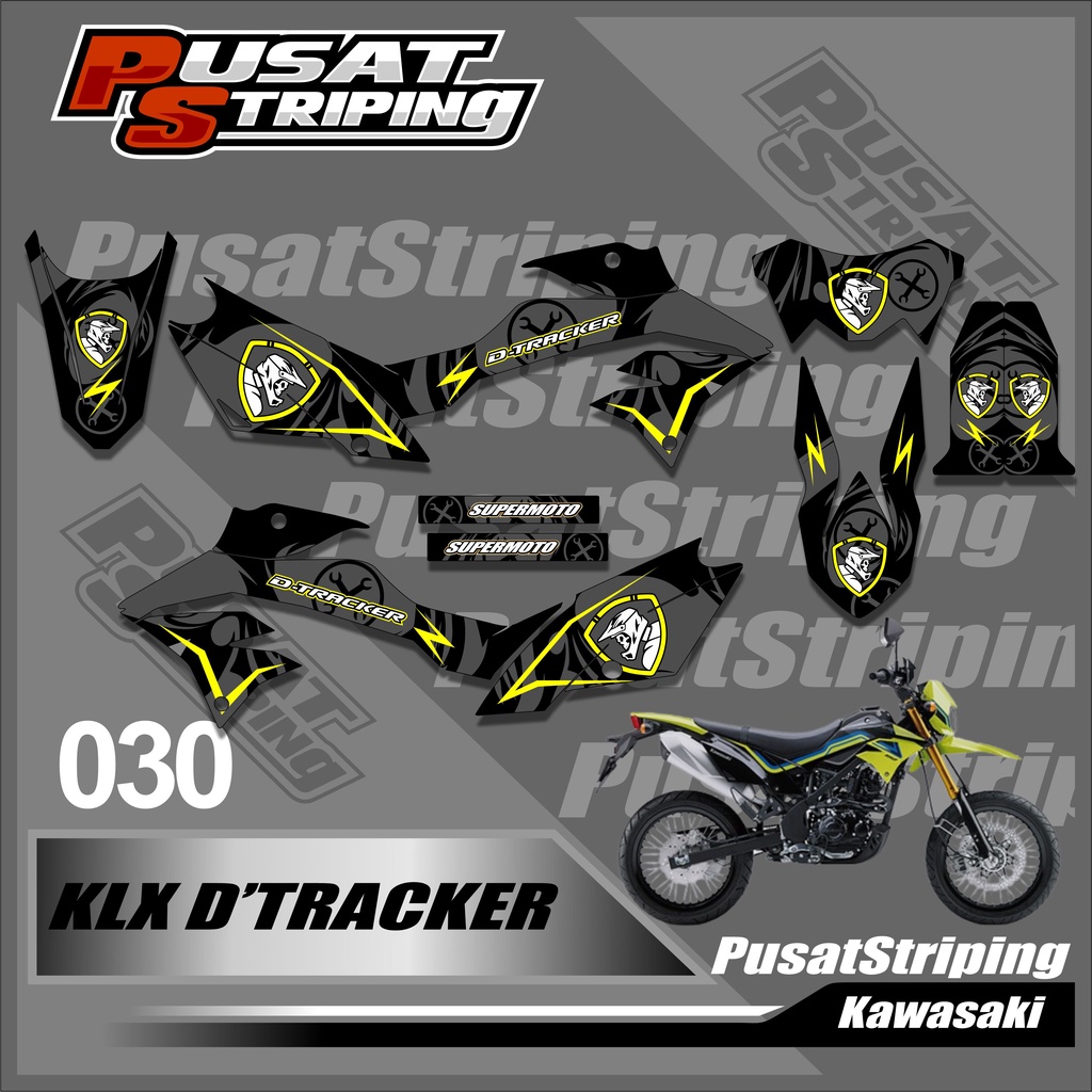 030-Striping Sticker Klx Dtracker Striping Dtracker Strping KLX Dtracker Decal KLX