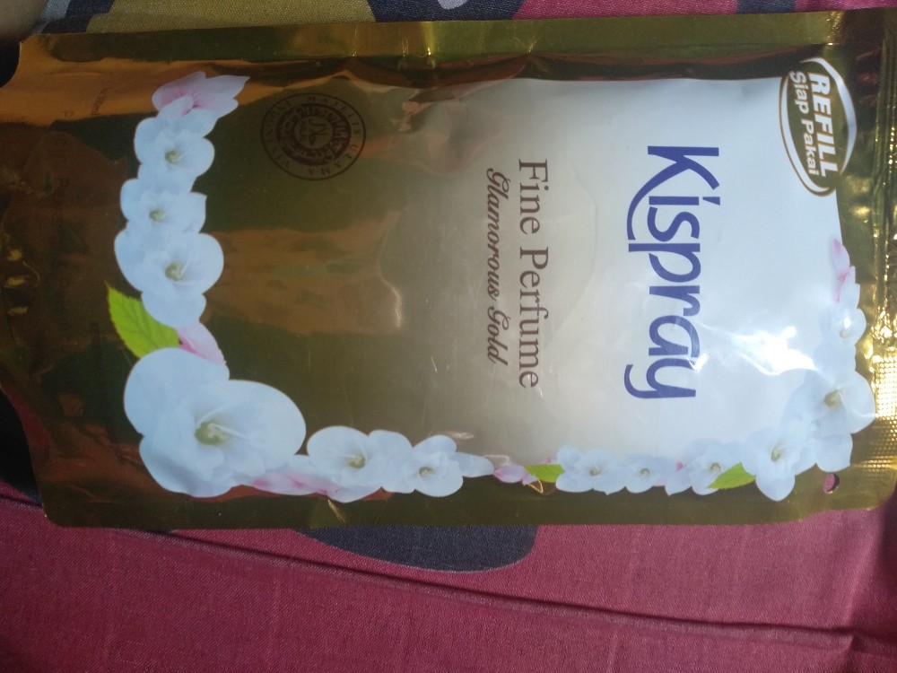 Kispray Glamorous Gold Refill Pouch 300 Ml.