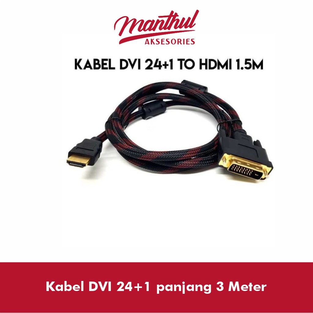 Kabel DVI 24+1 panjang 3 Meter