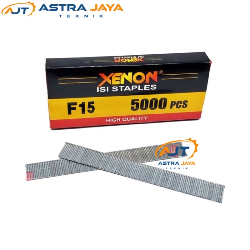 

Xenon F15 Isi Staples Mesin Paku Tembak 5000 pcs - Refill Air Nailer Stapler Gun