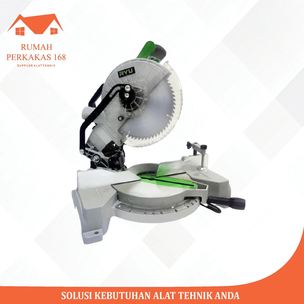 Mesin Miter Saw Ryu 10" RMS 255 Mesin Potong Alumunium Ryu 10inch