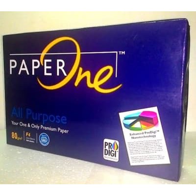 

Kertas HVS Fotocopy Folio ( F4 ) 80 gr merk Paper One