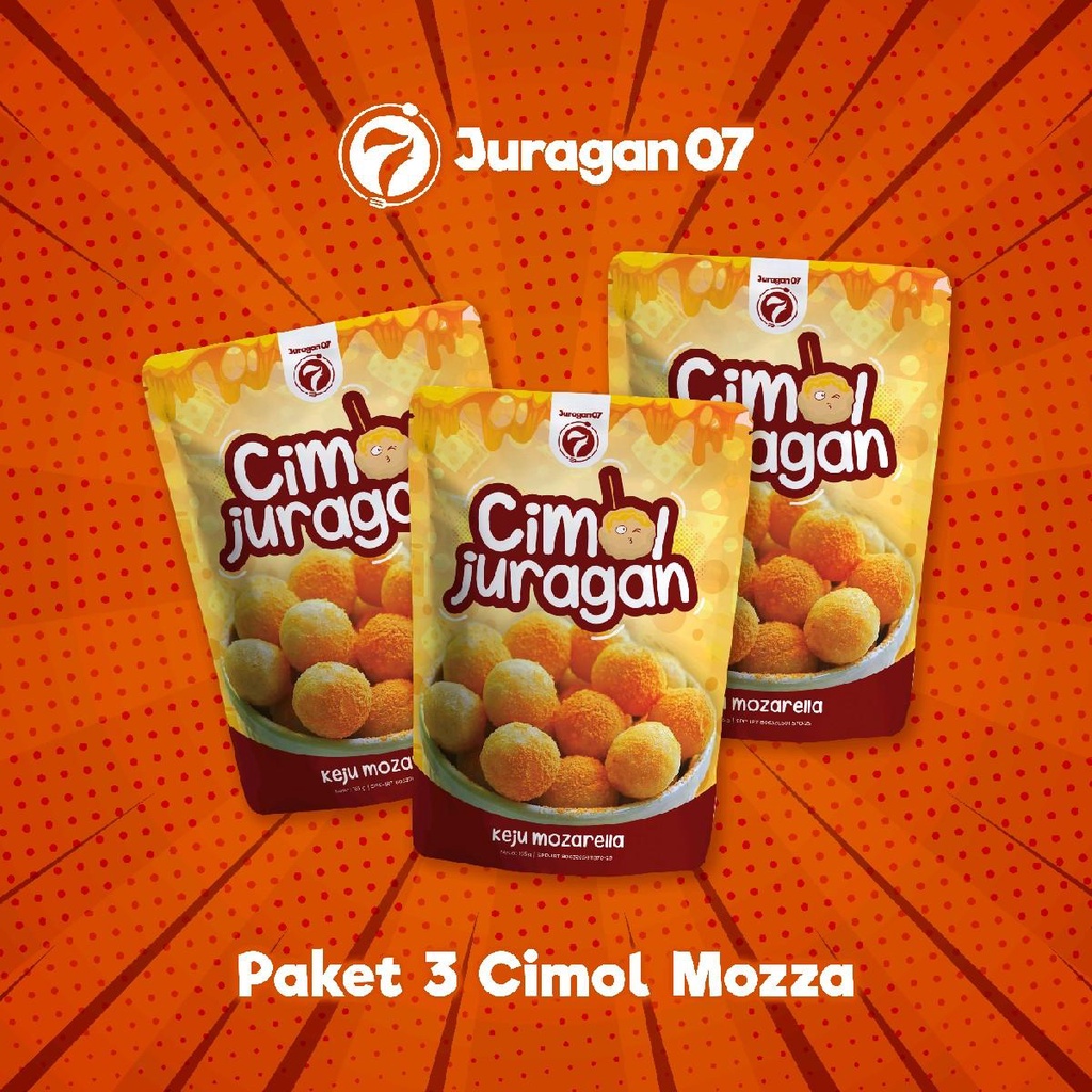 

JAJANAN 07. Paket isi 3 cimol keju Mozarella