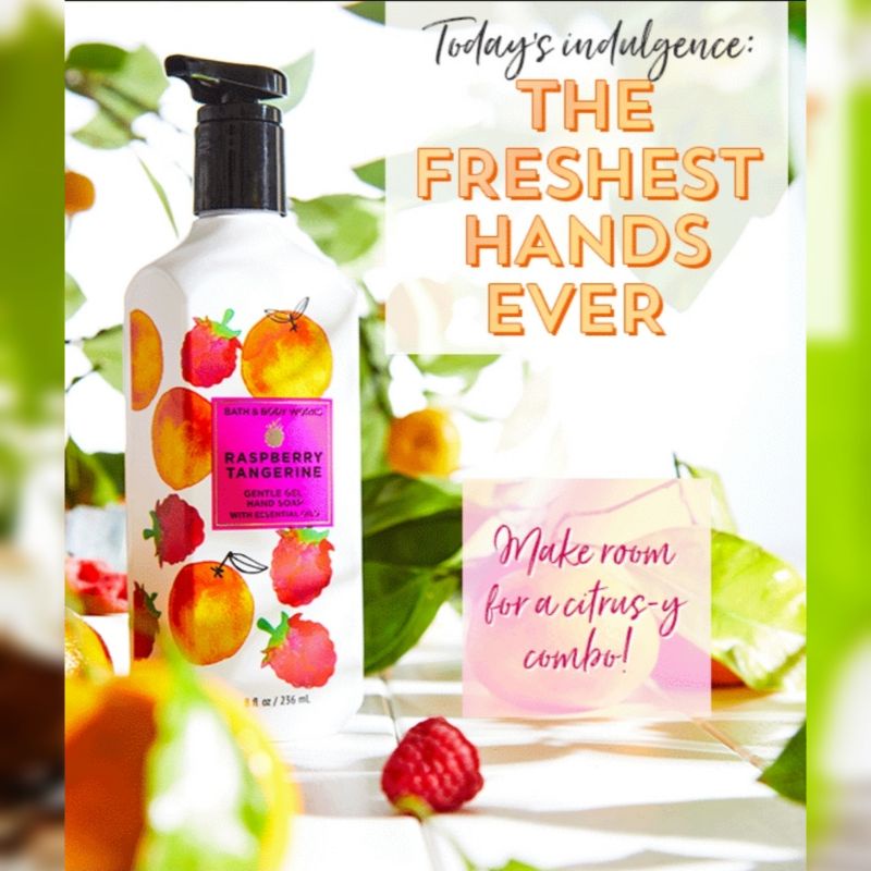 BATH AND BODY WORKS BBW RASPBERRY TANGERINE SERIES MIST LOTION SHOWER GEL BODY CREAM HAND CREAM SHOWER GEL BODY CREAM LOTION MIST WASH WALLFLOWER ROOMSPRAY SCENTPORTABLE GENTLE GEL DEEP CLEANSING GENTLE FOAMING CREAMY LUXE