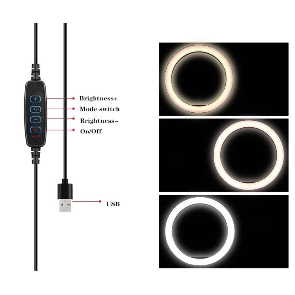 Ring Fill Light 33 Cm / Ring Fill Light BD-330 ( 13 Inch ) Lampu Selfie