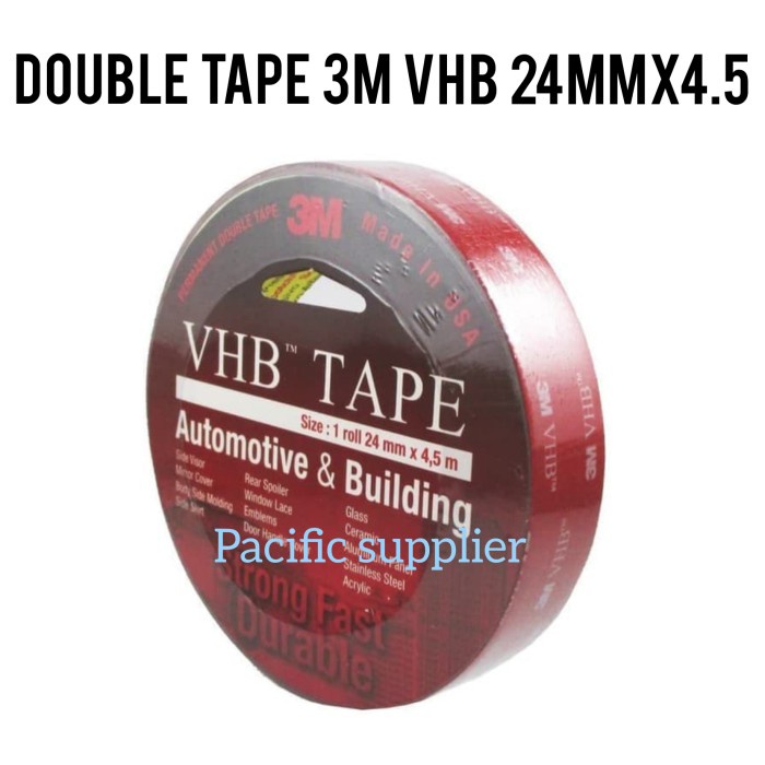 

Bagus Double Tape 3M Vhb 24Mmx4.5M/Double Tape Original/Double Foam Tape Limited