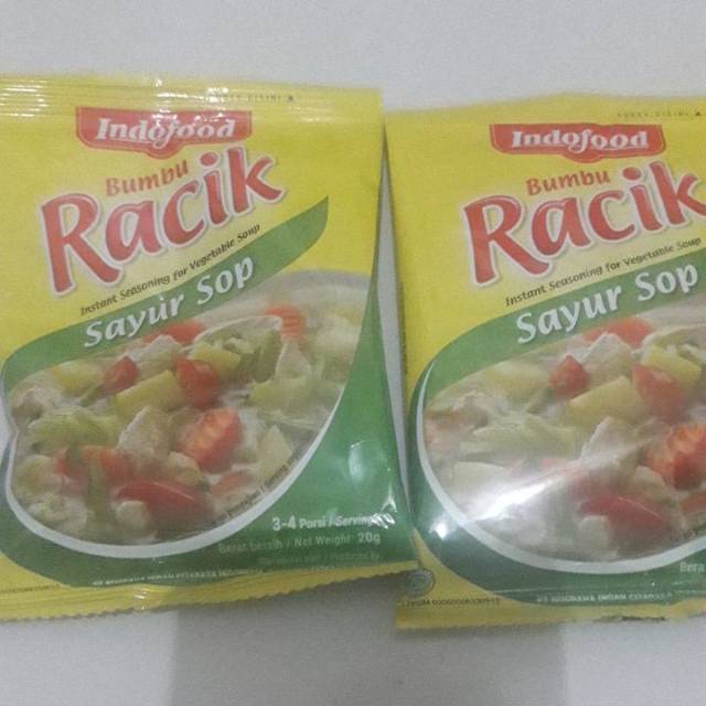 

BUMBU RACIK SAYUR SOP