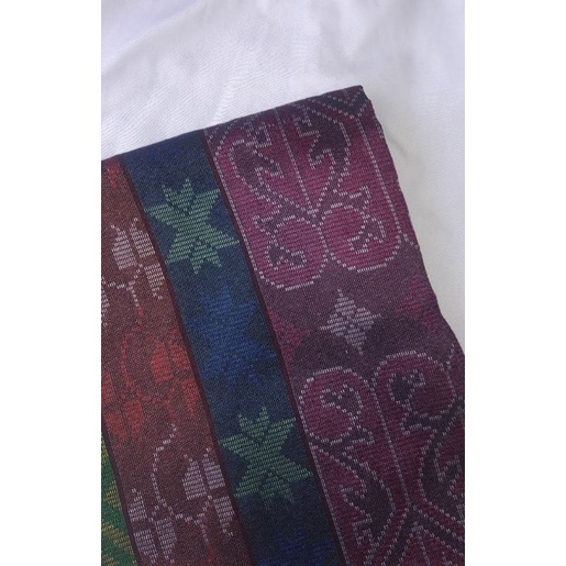 SARUNG SELENDANG/KAIN SARUNG KHAS SJMUT/SONGKET SARUNG SELENDANG WARNA UNGU