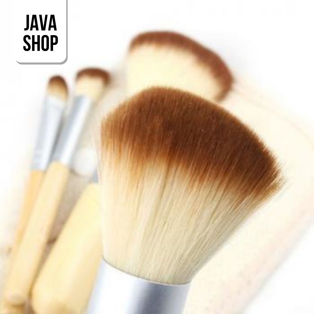 JAVASHOP Make Up Brush Lengkap dengan Pounch Set Kuas Rias