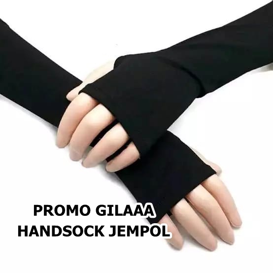 Handsock Jempol Polos  /Hansock Fingerless Muslimah/Handsok Syar I/Syari/Syar'i