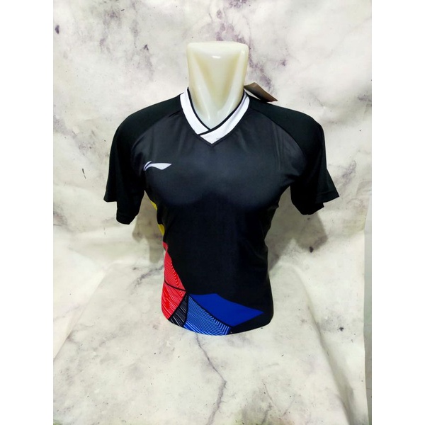 BAJU BADMINTON DEWASA ATASAN BADMINTON L156 JERSEY BULUTANGKIS