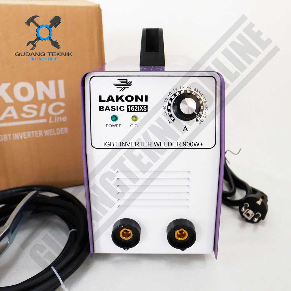 Mesin Las Listrik Lakoni Basic 162 IXS / Trafo Las Lakoni Basic 162IXS Inverter Lakoni Basic 160A