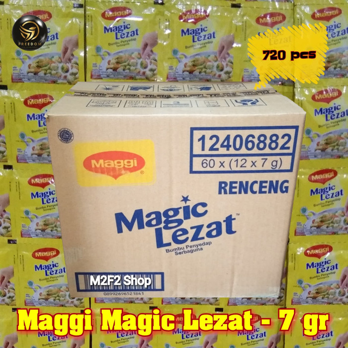 

Ready- Maggi Magic Lezat Bumbu Penyedap Serbaguna Sachet - 7 Gr