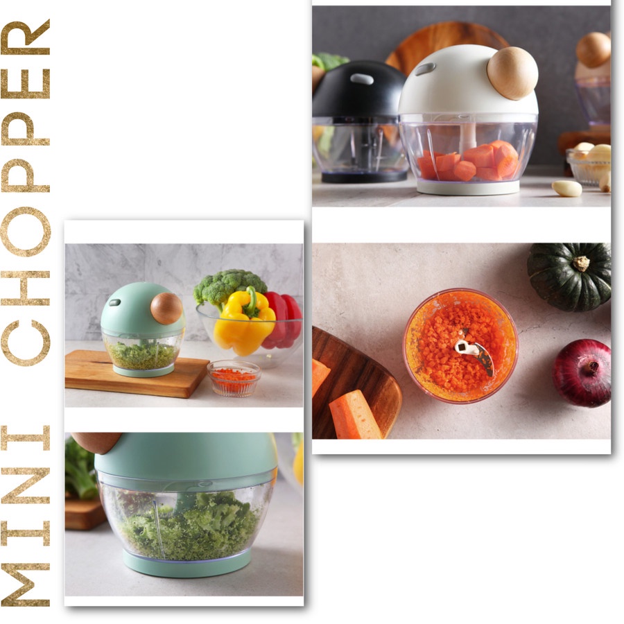 Mini Chopper / manual chopper / mesin penggiling untuk sayur / daging