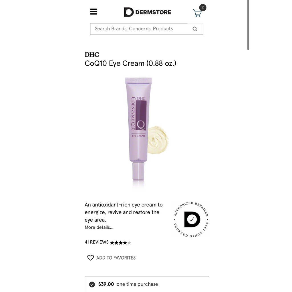 dhc coenzyme q10 eye cream