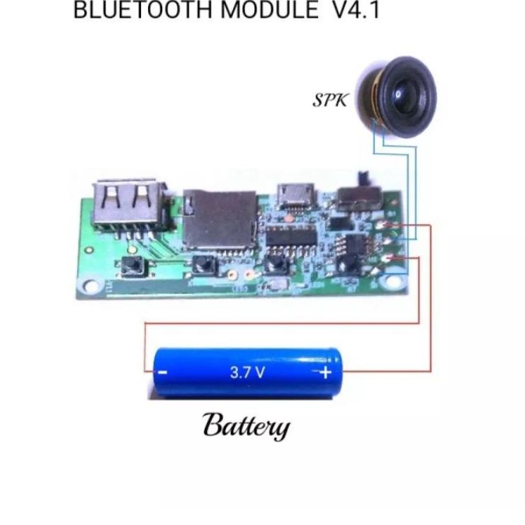 Promo Istimewa Kit modul mp3 bluetooth + fm radio/pcb drive speaker bluetooth/modul spiker/mesin modul blutut/kit modul blutut