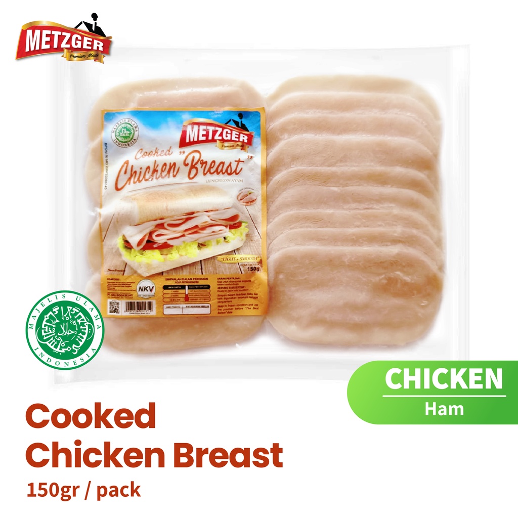 

Daging Ham Ayam Cooked Chicken Breast 150g Sandwich club