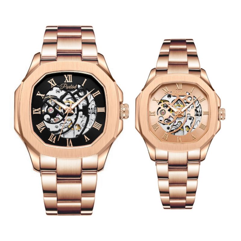 Jam Tangan Automatic Couple Parlent Gallant Steel 2nd GEN & Gallant Femme Steel ORIGINAL Garansi Res