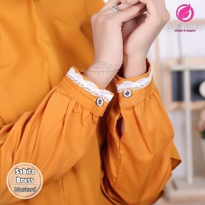 Gamis polos simpel Dress renda simpel bahan katun toyobo fodu