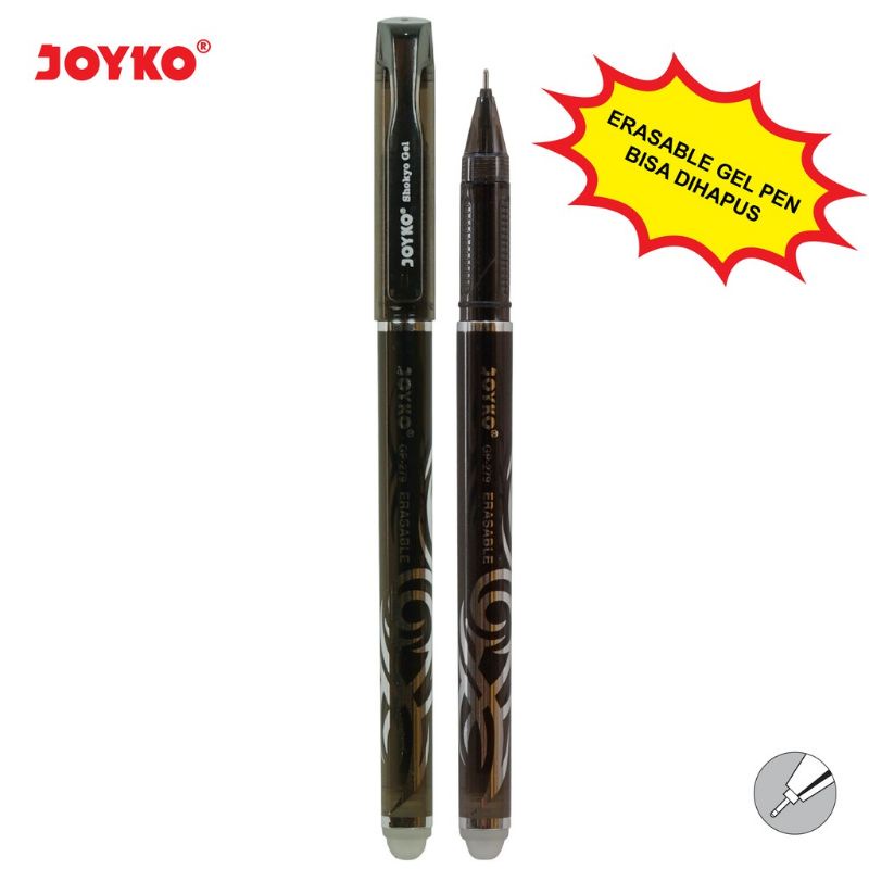 erashable gel pen joyko GP279 joyko shokyo gel GP-279 pulpen gel joyko bisa dihapus