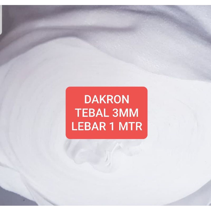 Dakron Press Lebar 100cm Tebal 3mm Jual Per Meter