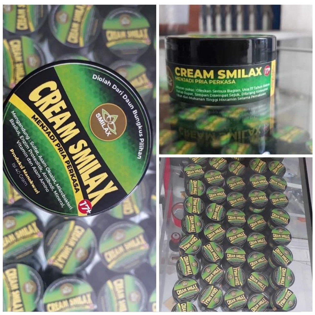 Daun Bungkus Papua Original Smilax Cream 40 Gram, Langsung dari Papua PRIVASI AMAN