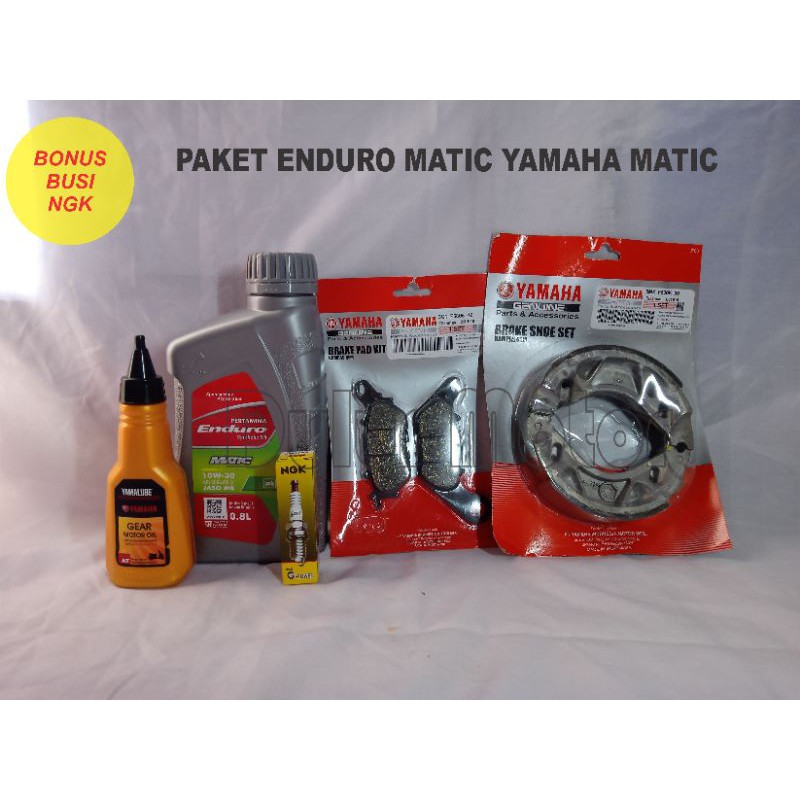 Oli enduro matic | paket servis | motor yamaha | oli motor matic | sparepart yamaha