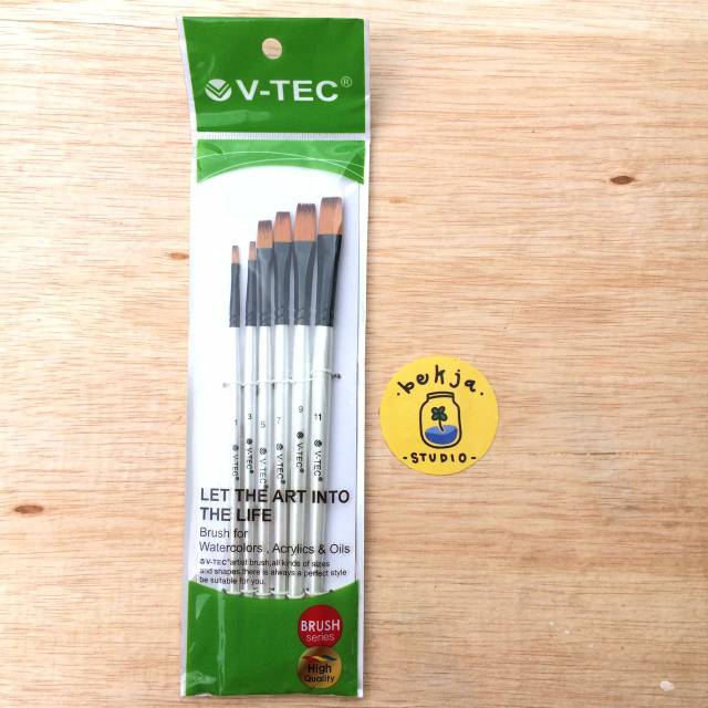 

Kuas V-Tec 1set isi 6
