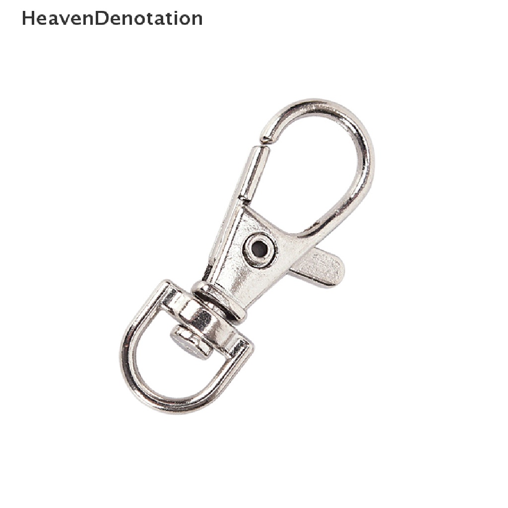 [HeavenDenotation] 10PC Silver Swivel Trigger Clips Snap Lanyard Hook Bag Key Ring Hooks Gift