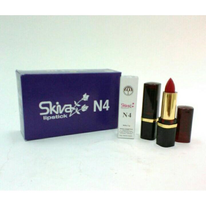 lipstik skiva N4 no 500 dan warna campur BPOM lusinan / lipstik skiva isi 12pcs