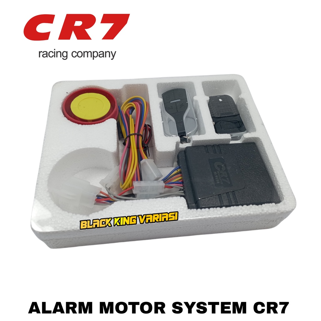 Alarm Motor Remote CR7 Fitur Lengkap / motorcycle alarm system CR7