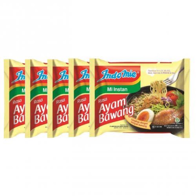 Indomie Ayam Bawang 69g / Indomie Mie instan Ayam bawang / Mi Instan Ayam Bawang