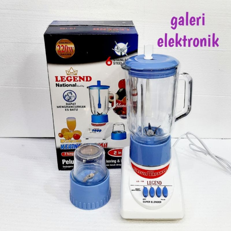 Blender National Legend 1liter 2in1 LG 106 gelas