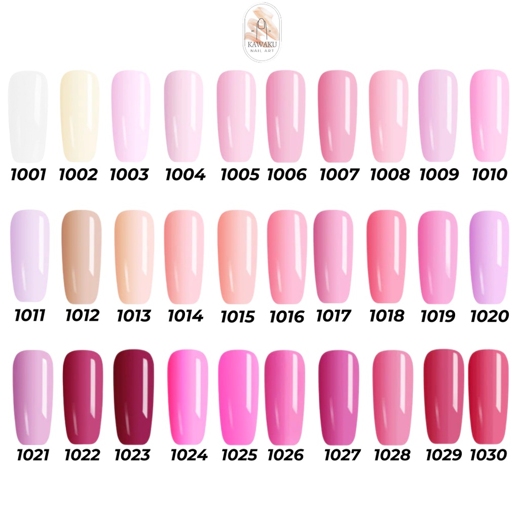 VENALISA Color Coat Nail Polish Soak Off UV LED / Kutek Gel / Cat kuku No 1001-1030