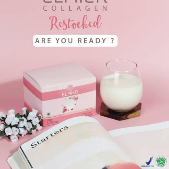 Hot Sale - Elmier Collagen Drink 1 Box  Minuman Kolagen Sehat Anti Bopeng | Halal BPOM | Store Offic