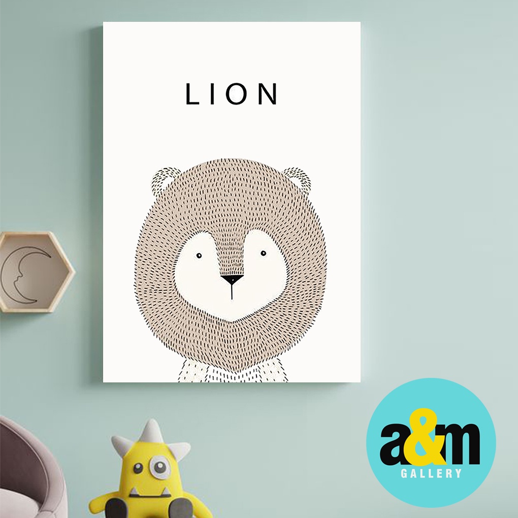 Hiasan Dinding Kamar Bayi (A4) Pajangan Anak Dekorasi Bayi Wall Decor Tema Pajangan Bayi - A&amp;M