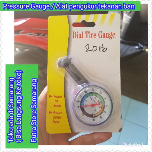 Alat pengukur tekanan ban Pressure Gauge