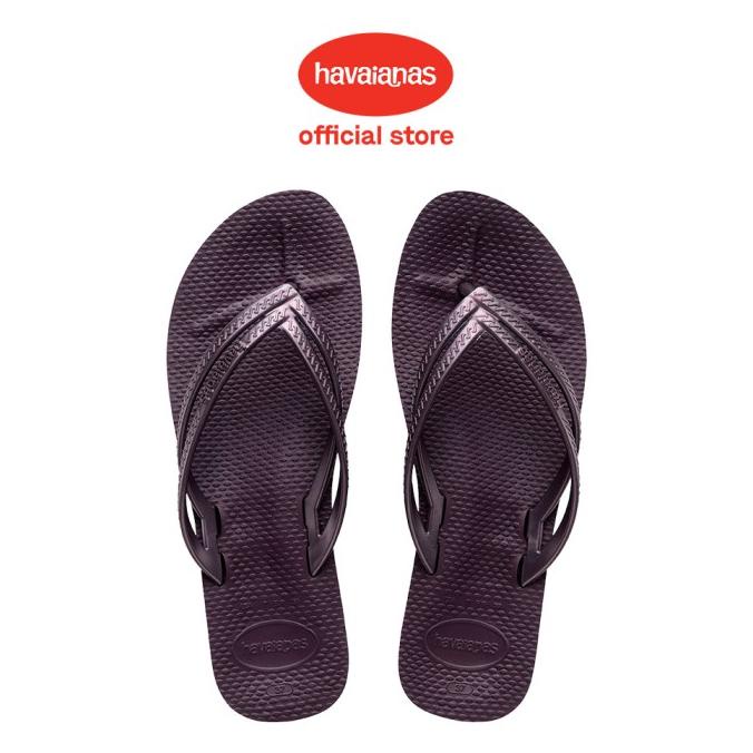Havaianas Woman Wedges FC 2967 Aubergine - Sandal Jepit Wanita (Ungu) DISKON