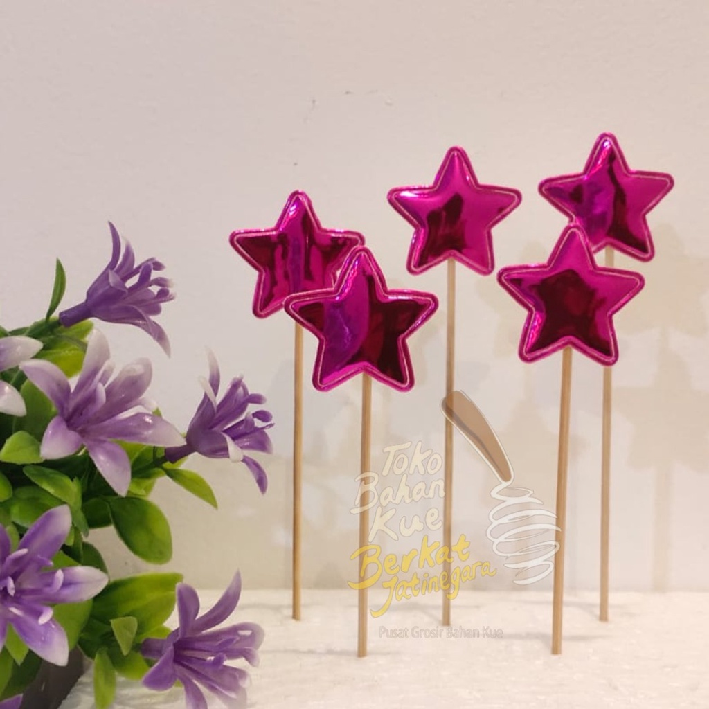 CAKE TOPPER BINTANG / TOPPER LUCU / HIASAN CAKE