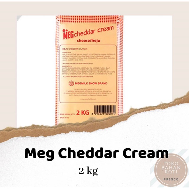 

Meg Cheddar Cream 2 kg