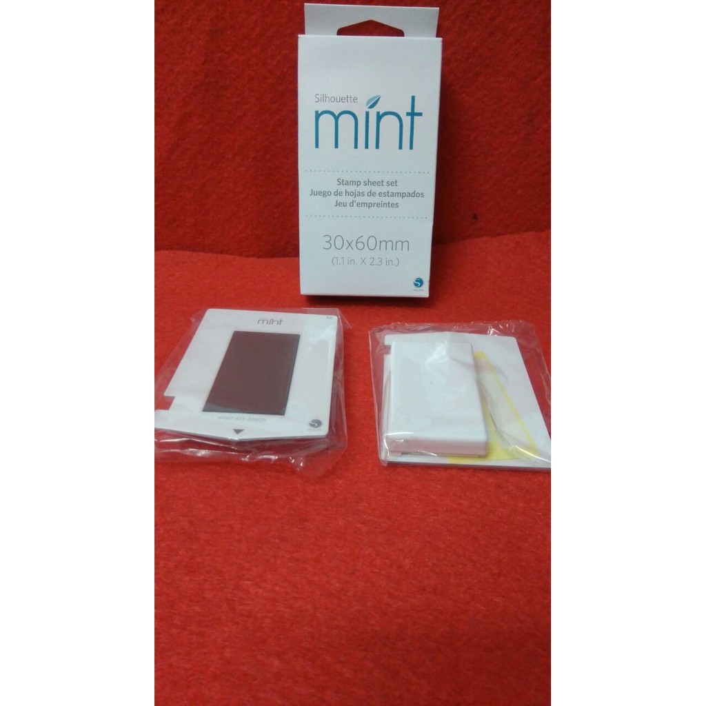 

Silhouette Mint Stamp Sheet Set 30 x 60 mm